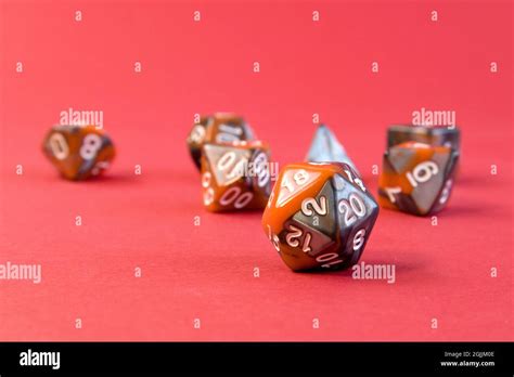 Set Of Dice For Fantasy Dnd And Rpg Tabletop Games Board Game