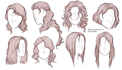 Curly Hairstyles Drawing Reference Hairstyles Adilene By