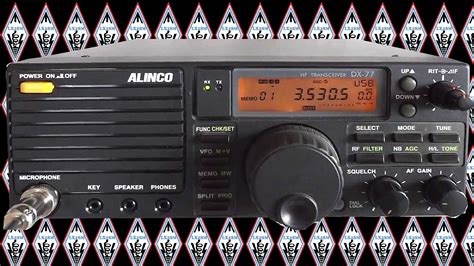 Alinco Dx 77t Radio Scanner Ham Radio Rigs Wedges