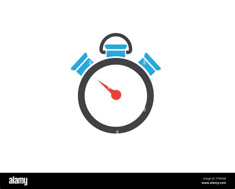 Chronometer Timer Symbol For Countdown Vector Logo Illustration On