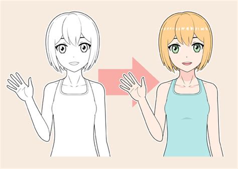 How to draw anime coloring, drawing tutorials (how to draw illustrations). The beginners can refer the drawing lessons to learn ...