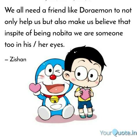 36 Doraemon And Nobita Friendship Quotes Fanny Quote