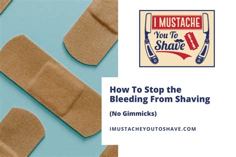 How To Stop The Bleeding From Shaving No Gimmicks
