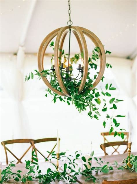 Top 20 Greenery Wedding Chandelier Decor Ideas Page 2 Of 2 Deer