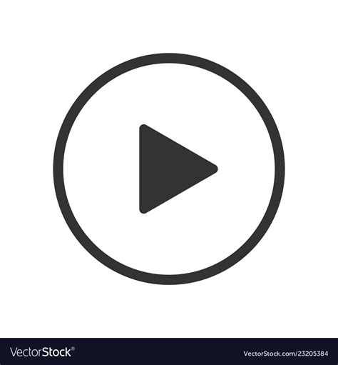 Play Video Button Icon Royalty Free Vector Image