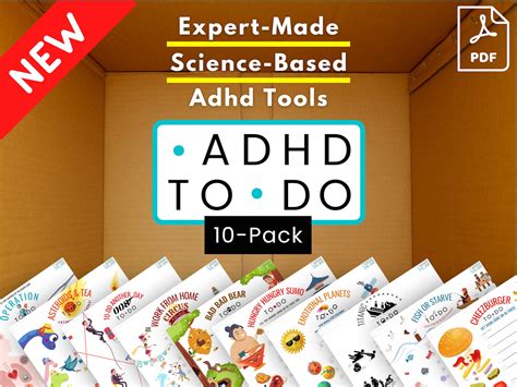 Expert Made Adhd To Do List For Adhd Teens And Adhd Adults 10x Etsy