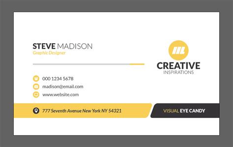 create  modern business card  adobe photoshop