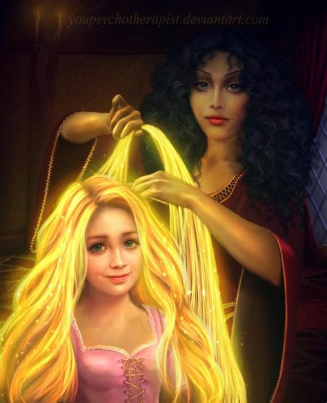 Rapunzel And Mother Gothel R Tangled