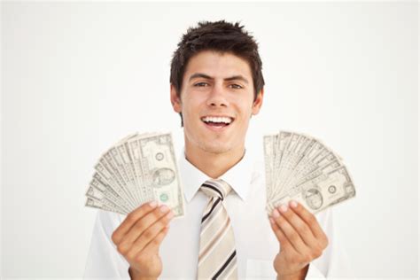 Businessman Showing Off His Wealth Stock Photo Download Image Now