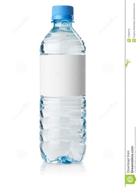 soda water bottle  blank label stock image image