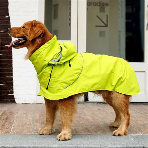 Roseonmyhand Large Dog Golden Retriever Hooded Legs Waterproof And