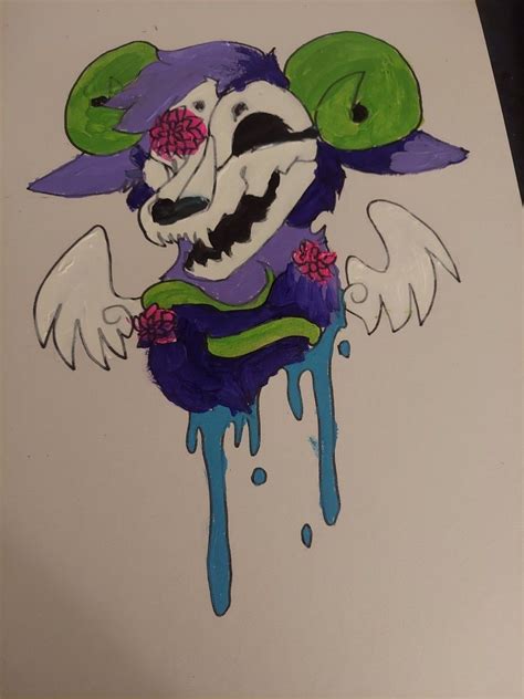 Skull Dog Candy Gore Painting In 2021 Gore Painting Painting Skull Dog