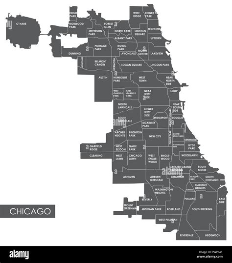 25 Map Of Chicago Districts Maps Online For You