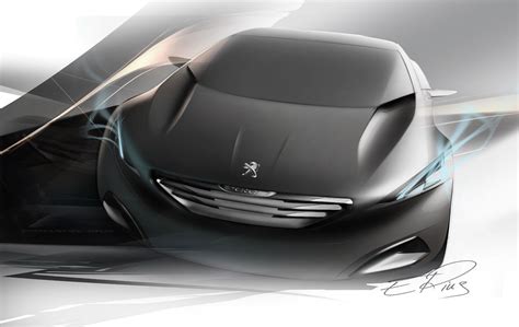 Peugeot Hx Concept Design Sketch Car Body Design