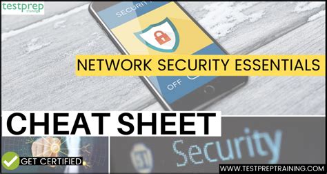 Watchguard Network Security Essentials Study Guide - Network Security Essentials Cheat Sheet - Testprep Training Blog