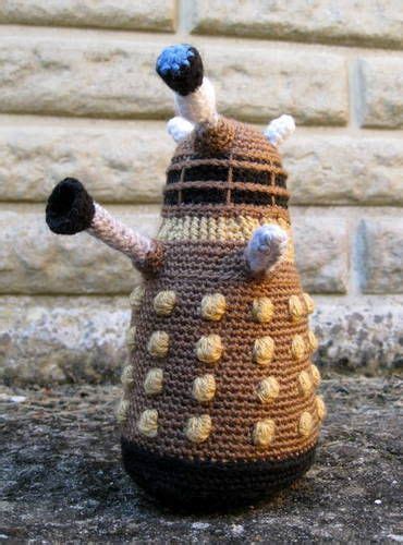 Crocheted Dalek In Case Any Of My Whovians Havent Seen Crochet
