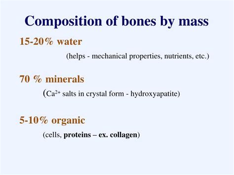 Ppt Composition Of Bones By Mass Powerpoint Presentation Free