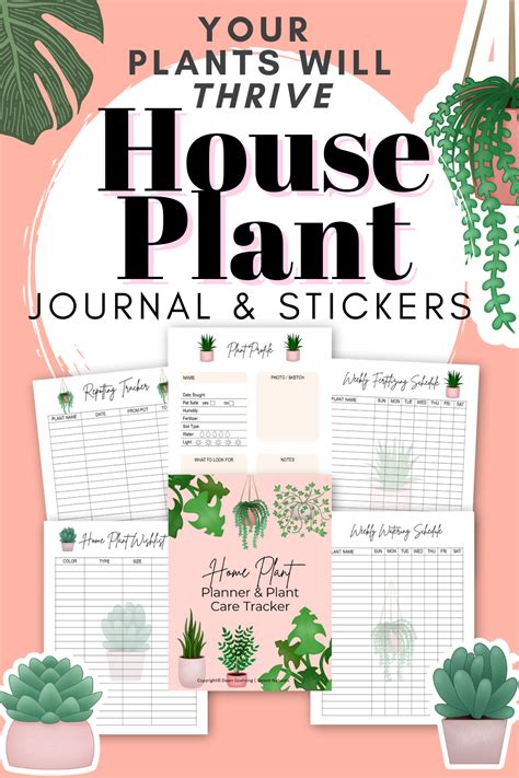 2021 2022 House Plant Journal And Tracker Desert Naturals Natural