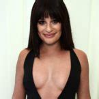 Lea Michele Nip Slip Deep Cleavage At Oscars Viewing Party Scandal