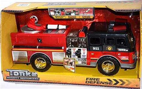 Tonka Mighty Motorized Fire Defense Fire Truck Uk Toys And Games