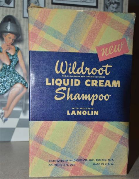 Wildroot Liquid Cream Shampoo Lanolin New Old Stock 1952 By Ashleyseclecticattic On Etsy 1950s