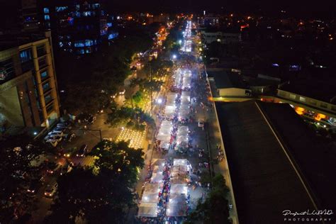 Photos Davaos Roxas Night Market Aerial View