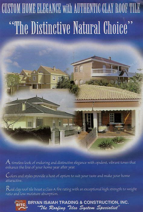 Clay tiles are lighter and durable, but concrete tiles has more designs to offer and cost cheaper. Authentic Clay Roof Tile