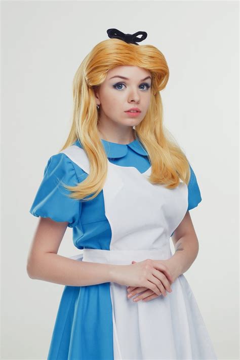 Alice In Wonderland Cosplay Costume Alices Blue Dress Etsy Cosplay
