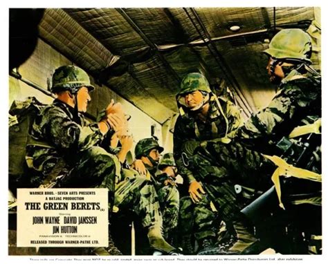 The Green Berets Original Lobby Card John Wayne Aldo Ray Vietnam War