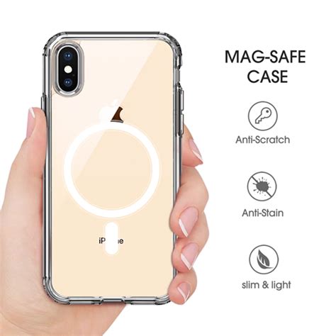 Amcase Iphone Xs Max Magsafe Compatible Clear Case Techmatte