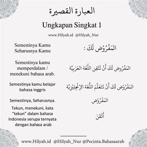 Teks Pidato Bahasa Arab Singkat Dan Terjemahannya – Tulisan