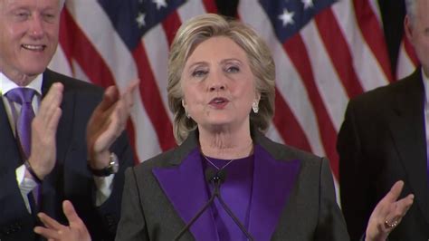 Hillary Clinton Delivers Concession Speech Youtube