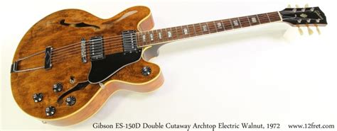 Gibson Es 150d Double Cutaway Electric Walnut 1972