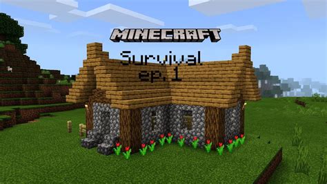 With survival house where you don't need to worry about anything anymore. Minecraft Bedrock Edition: Survival ep 1 - home - YouTube