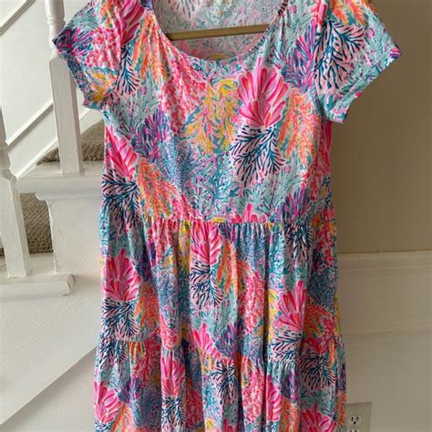 Lilly Pulitzer Dresses New Lilly Pulitzer Geanna Tiered Swing Short