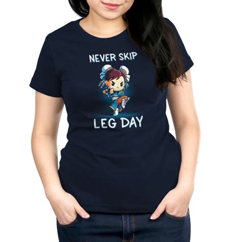 Never Skip Leg Day Chun Li Official Capcom Tee Teeturtle