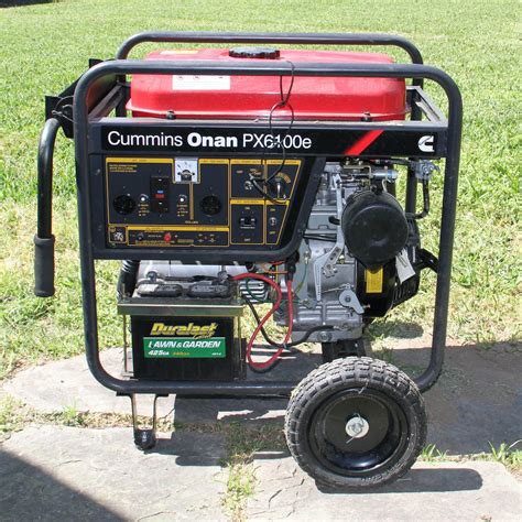 Cummins Onan Px6100e Portable Diesel Powered Generator Ebth