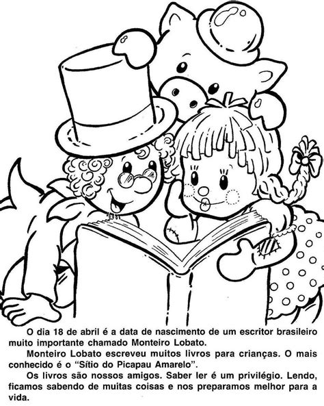 Educar E Crescer Com Cidinha Dia Do Livro Monteiro Lobato