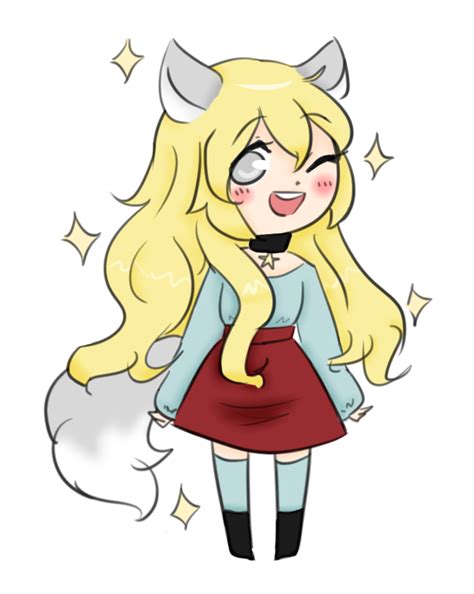 To make classic chibi eyes, draw 2 tall rectangles with rounded corners. Louka the grey wolf girl by Guusagi on DeviantArt
