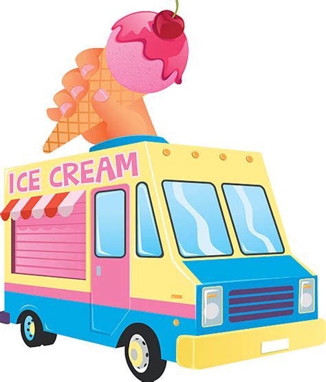 620 ice cream truck stock illustrations royalty free vector graphics and clip art istock