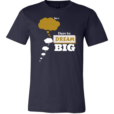 Dare To Dream Big Two Tone Mens T Shirt 11 Colors Canvas Mens