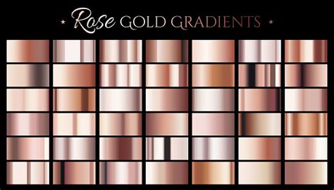 Rose Gold Color Gradient Stock Illustration Download Image Now Istock