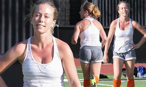 Kendra Wilkinson Shows Off Her Athletic Prowess During Soccer Game