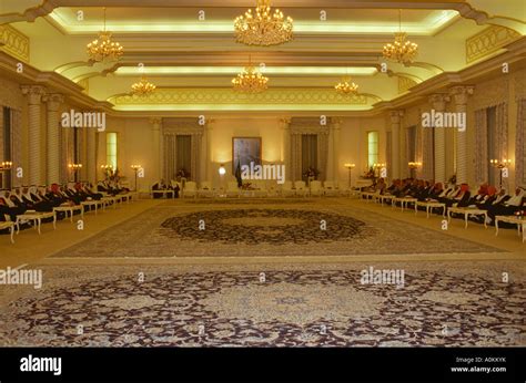 Interior Of King Fahds Royal Palace In Riyadh Saudi Arabia Stock Photo