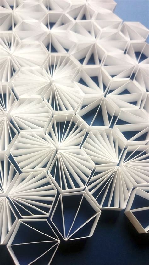 Honeycomb Work In Progress Judithrolfe Origami Architecture