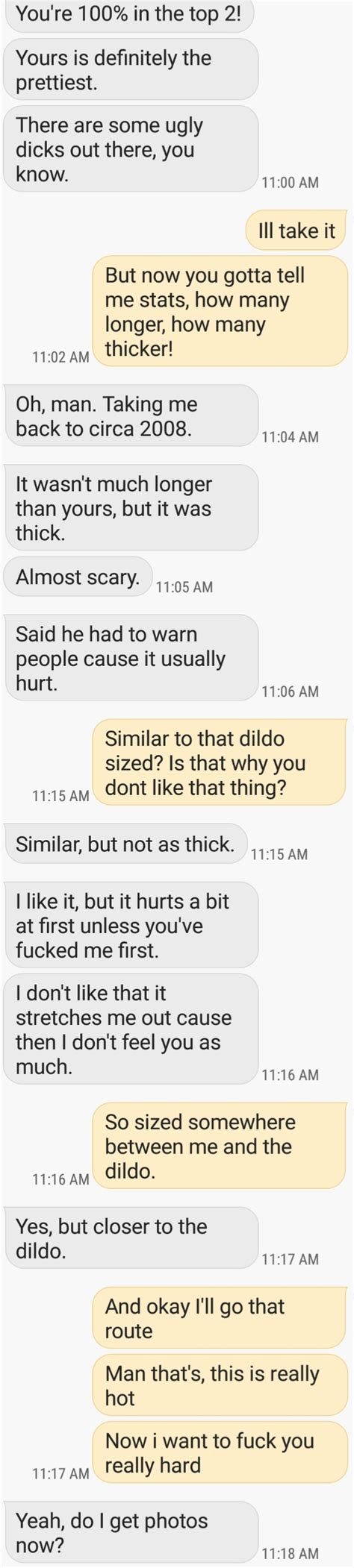 My Wife Tells Me About The Bigger Cock She Had The Dildo In Question