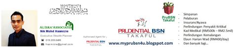 The strong branding and identity of the two companies have created a vast opportunity for prubsn to accelerate the growth of the takaful industry in the country. MyPruBSN4u - Prudential BSN Takaful: Kos-Kos Rawatan ...
