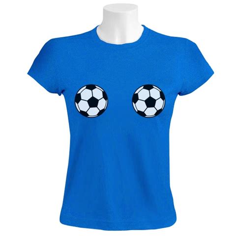 Soccer Football Bra Women T Shirt Sexy Top Fan Shirt World Cup 2014 Boobs Tee