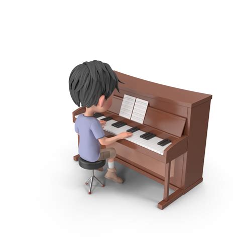 #boy playing piano #symphony academy of music. Cartoon Boy Jack Playing Piano PNG Images & PSDs for ...