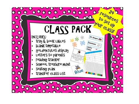 Classroom Pack Teaching Resources